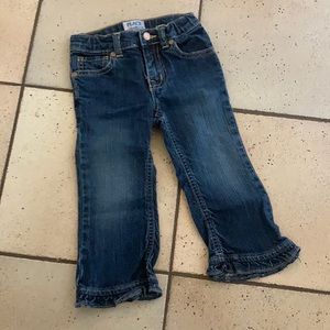 The children’s Place size 3 T ruffle flare jeans